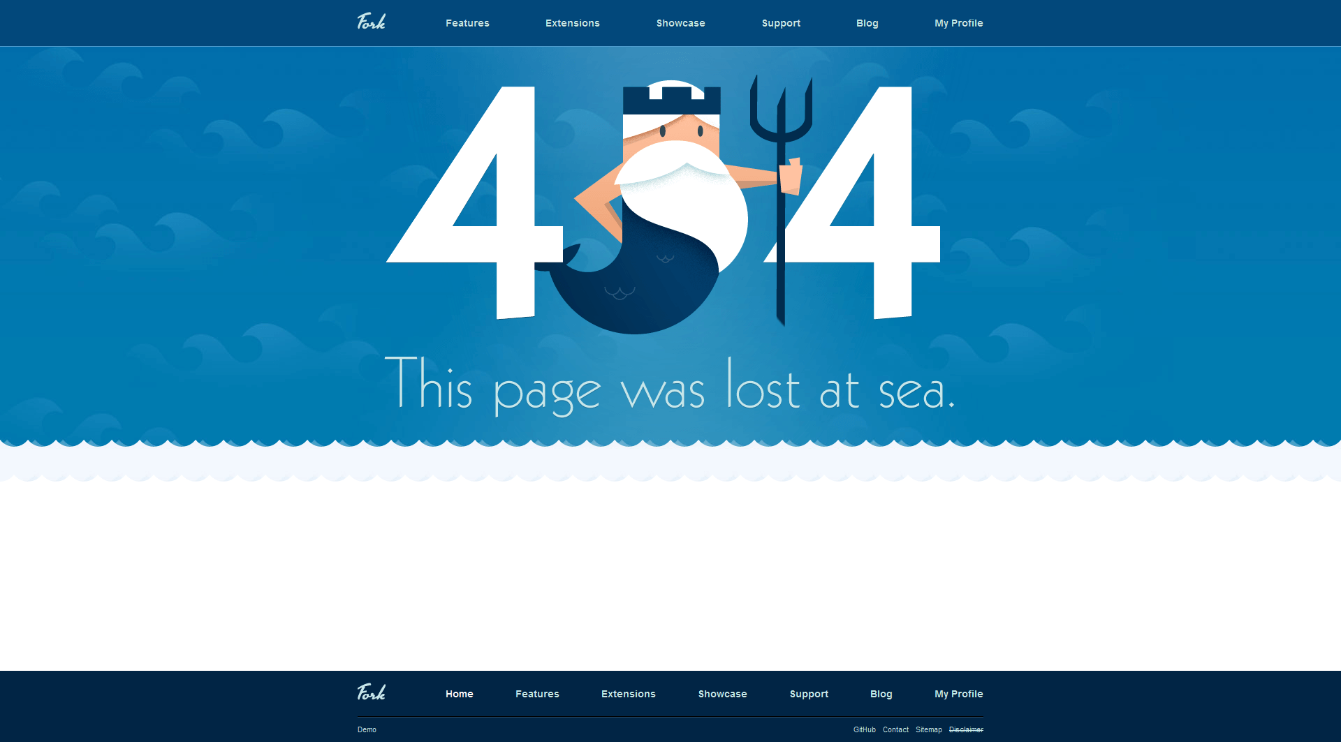 404-Seite von Fork