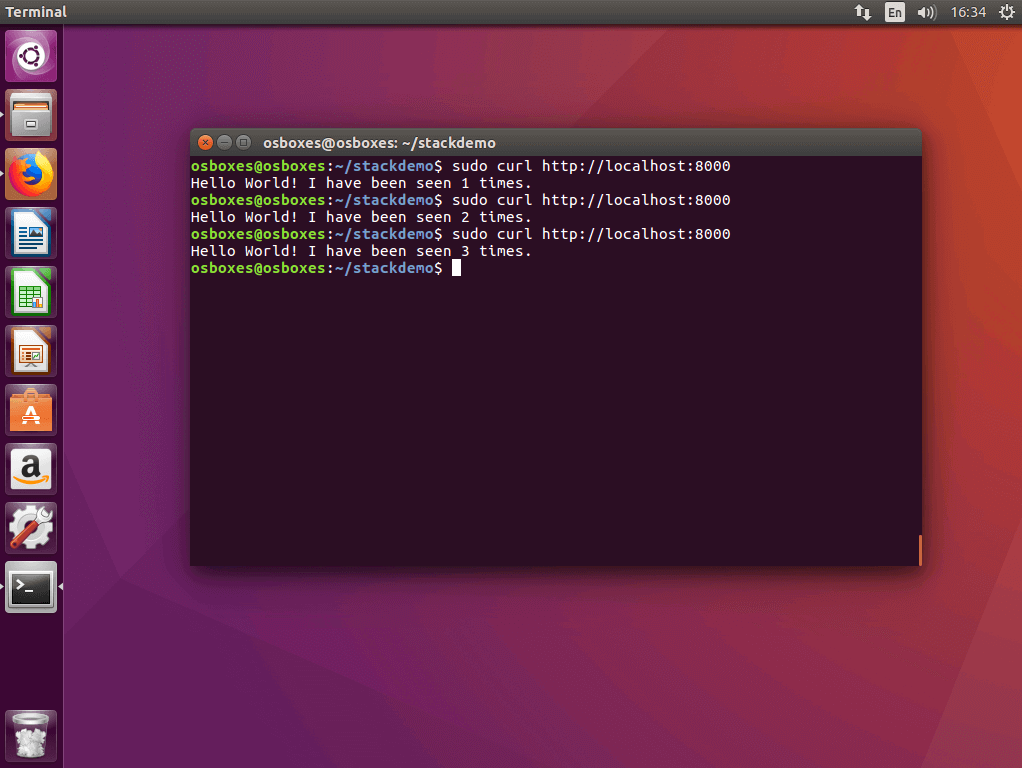 Der Befehl „curl“ im Ubuntu-Terminal