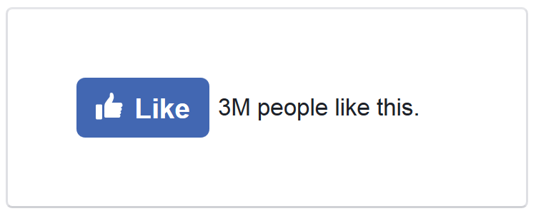Der Gefällt-mir-Button von Facebook