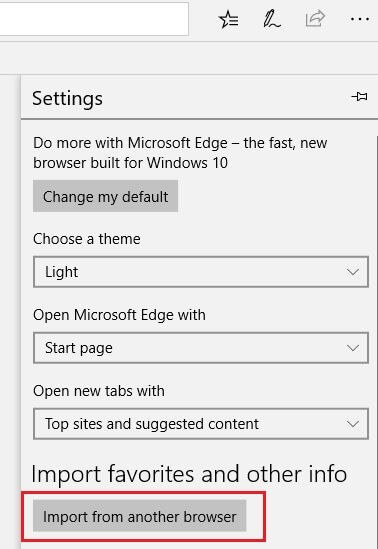 Microsoft Edge: Einstellungen
