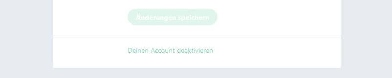 Twitter: „Deinen Account deaktivieren“-Schaltfläche