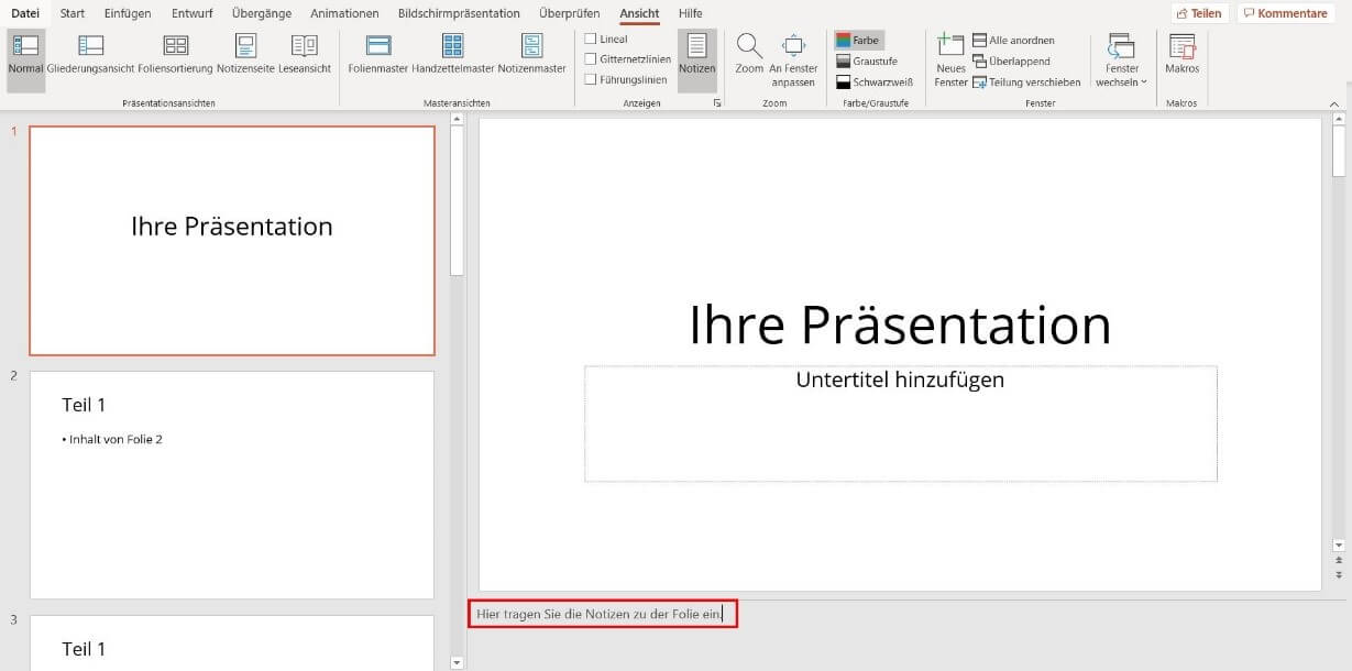 PowerPoint-Notizen | So gelingt Ihre freie Präsentation ...