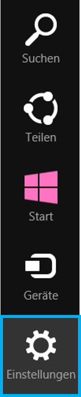 Windows 8: Charms Bar