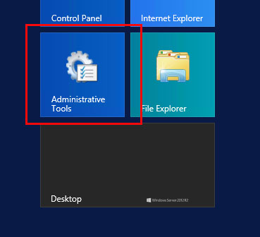 Windows- Schaltfläche „Administrative Tools“