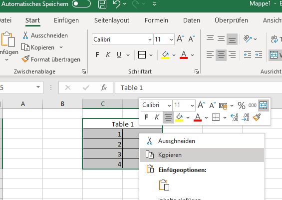 Excel Tabelle In Word Einfugen So Gelingt Es Problemlos Ionos