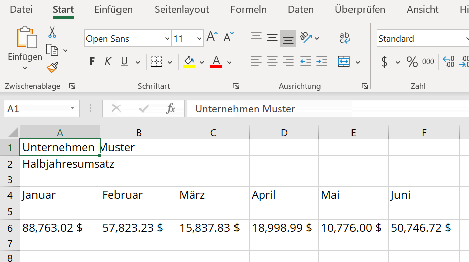 Unübersichtliche Tabellen in Excel ordnen