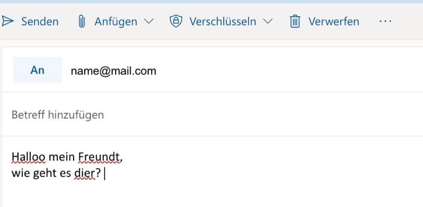 E-Mail-Fehlermarkierungen im Chrome Browser 