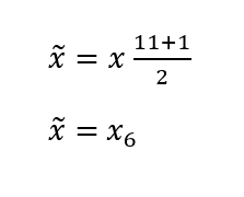 Median-Berechnung: Beispiel mit ungerader Anzahl von Werten