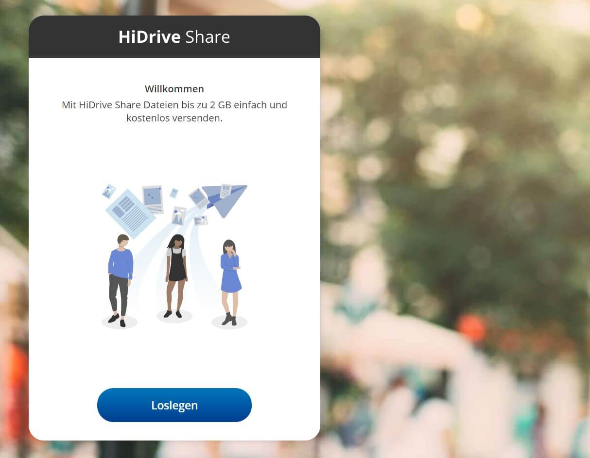 HiDrive Share von IONOS