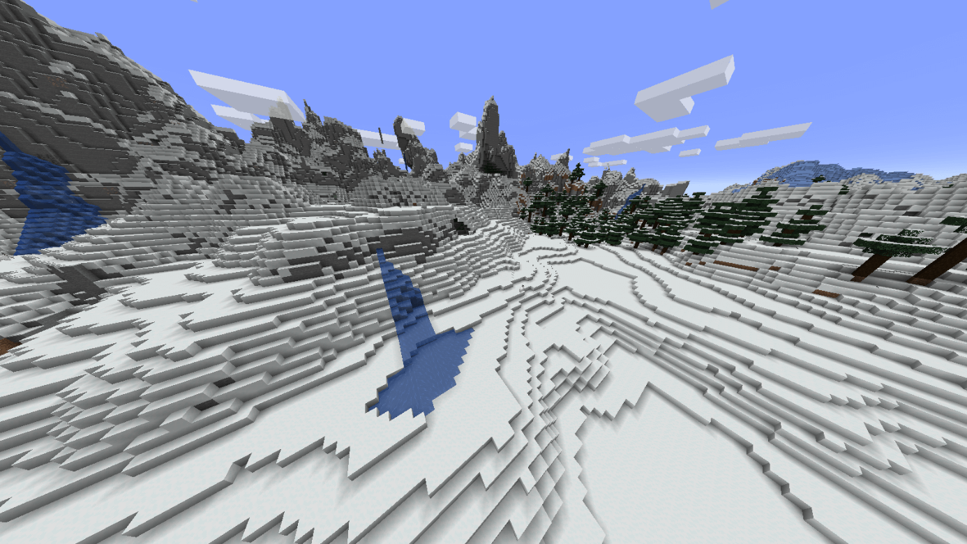Screenshot der Bergwelt -7649949940957896961 aus Minecraft