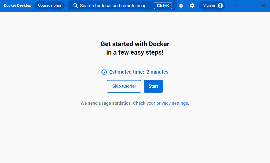 Docker Desktop Tutorial