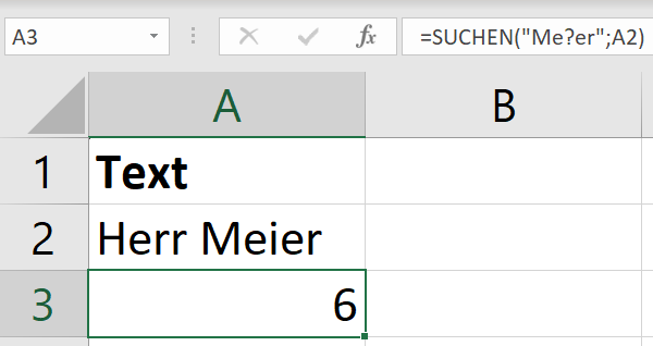 Excel SUCHEN bei Sonderzeichen oder verschiedenen Schreibweisen