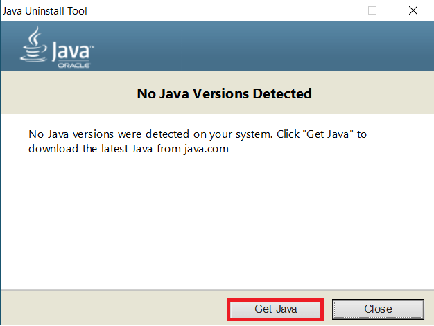 Java Uninstall Tool: Download von Java