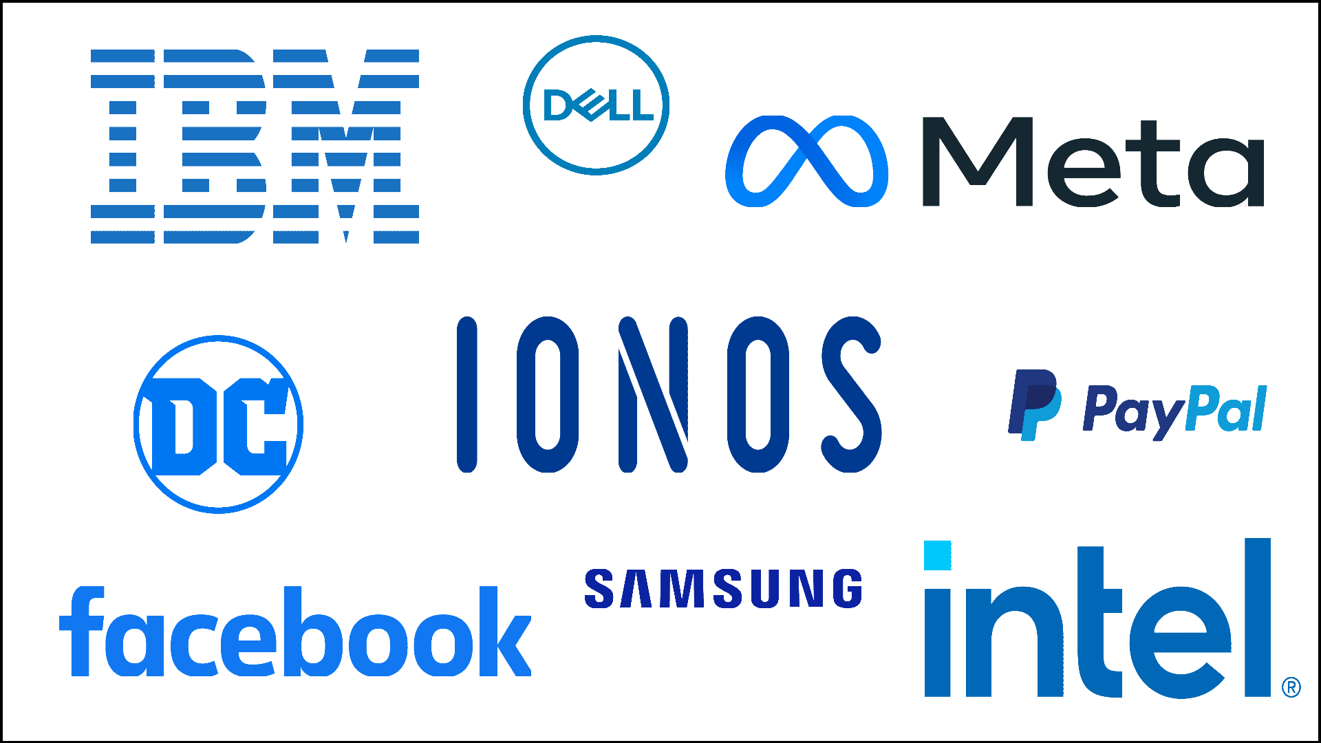 Beispiele für blaue Logos