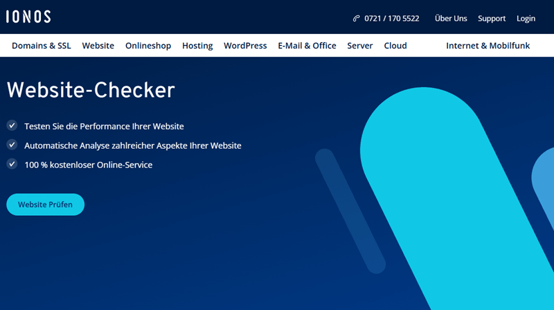 Website-Checker von IONOS Website-Checker von IONOS