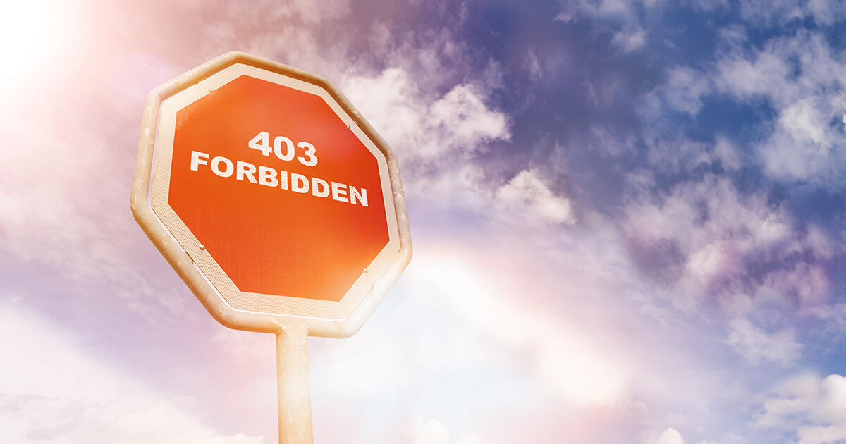 403 Forbidden: Was bedeutet der HTTP-Status-Code und wie behebt man ihn?