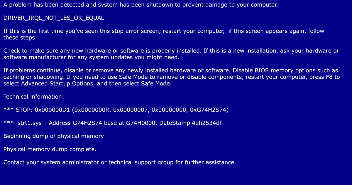 Windows Stopcode So Beheben Sie Den Bluescreen Ionos