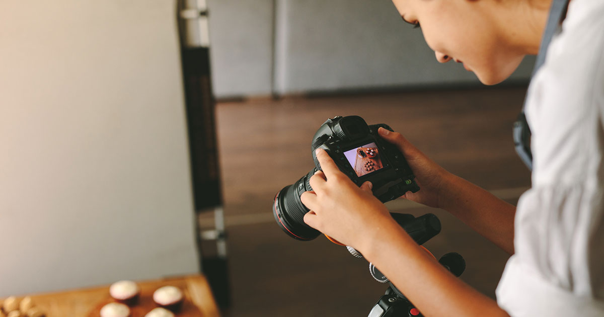 Fotografische Vorfreude auf leckeres Essen