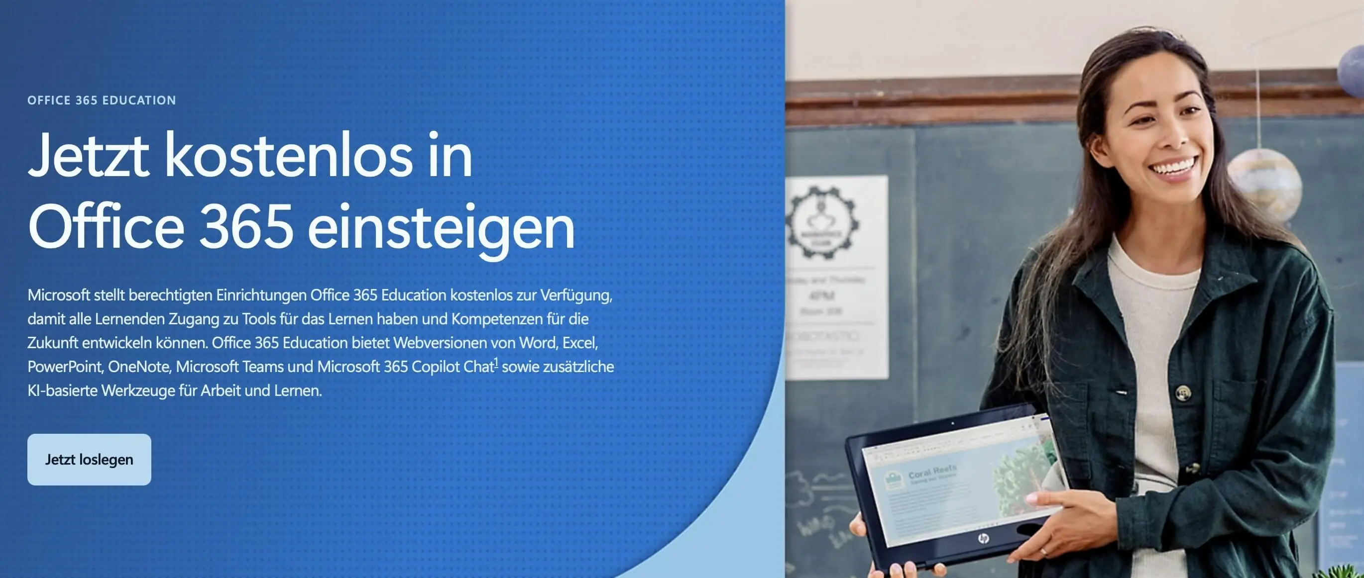 Office 365 Education Bild: Office 365 Education