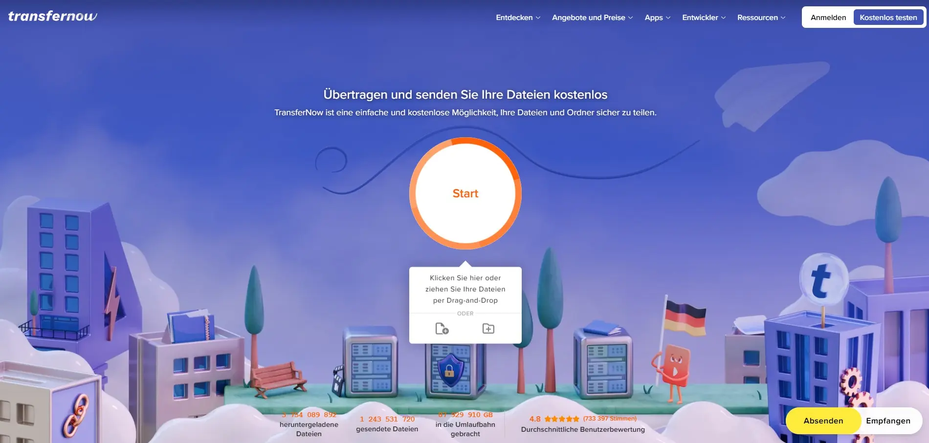 TransferNow Bild: TransferNow