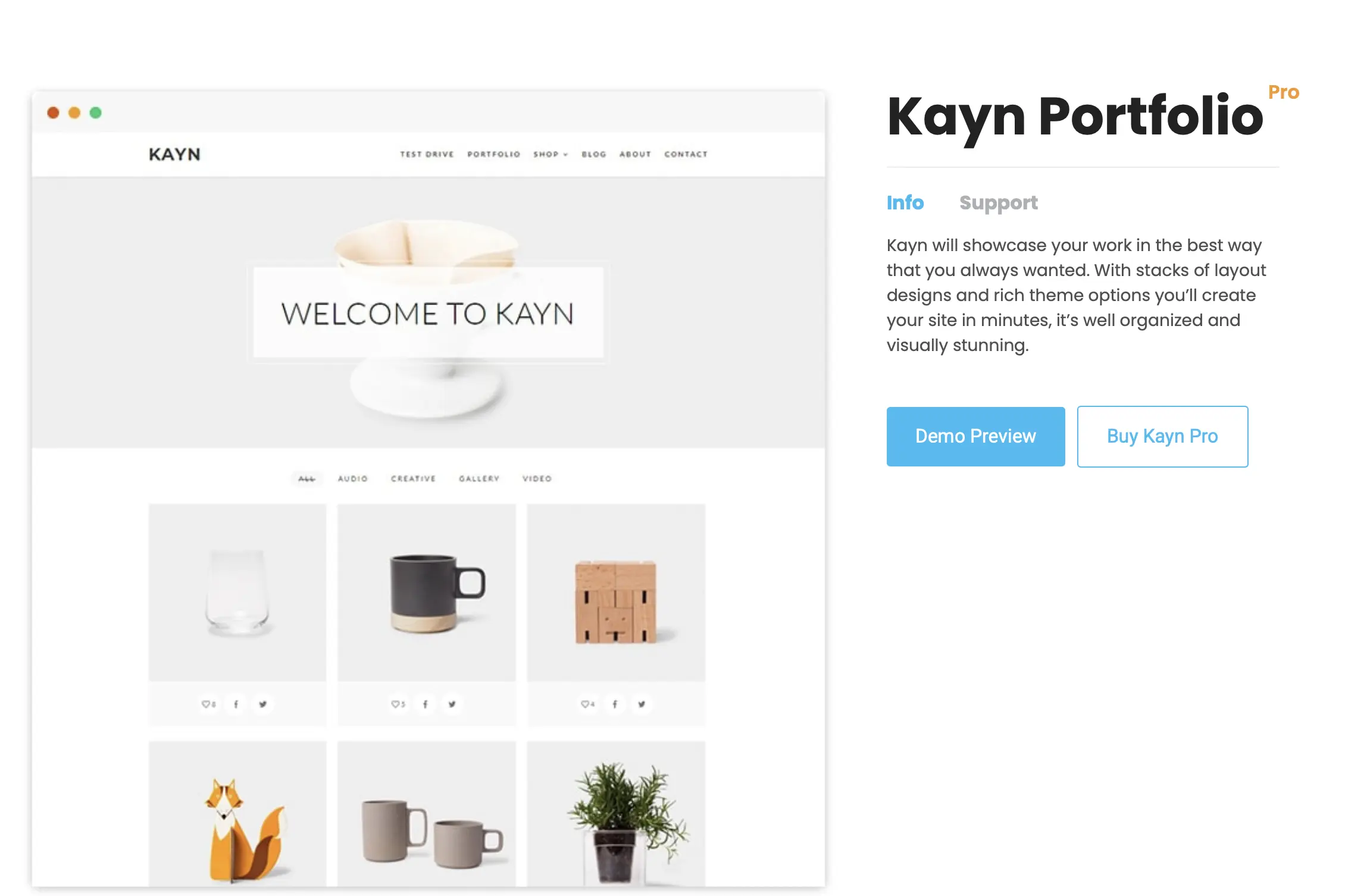 WordPress-Vorlage Kayn von WP-Royal Bild: WordPress-Vorlage Kayn von WP-Royal