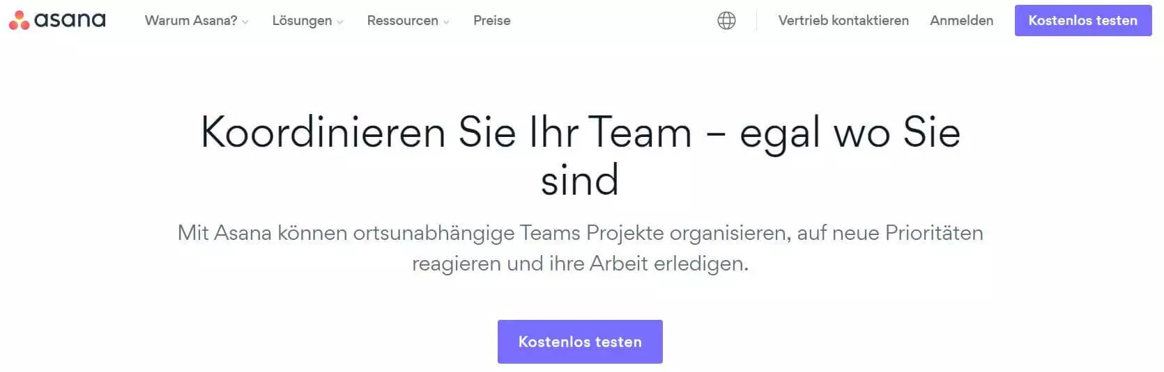 Trello-Alternativen: Asana