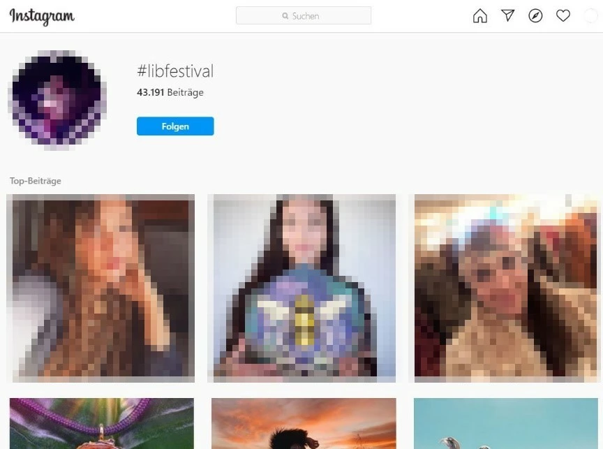 Instagram Event-Hashtag: #libfestival
