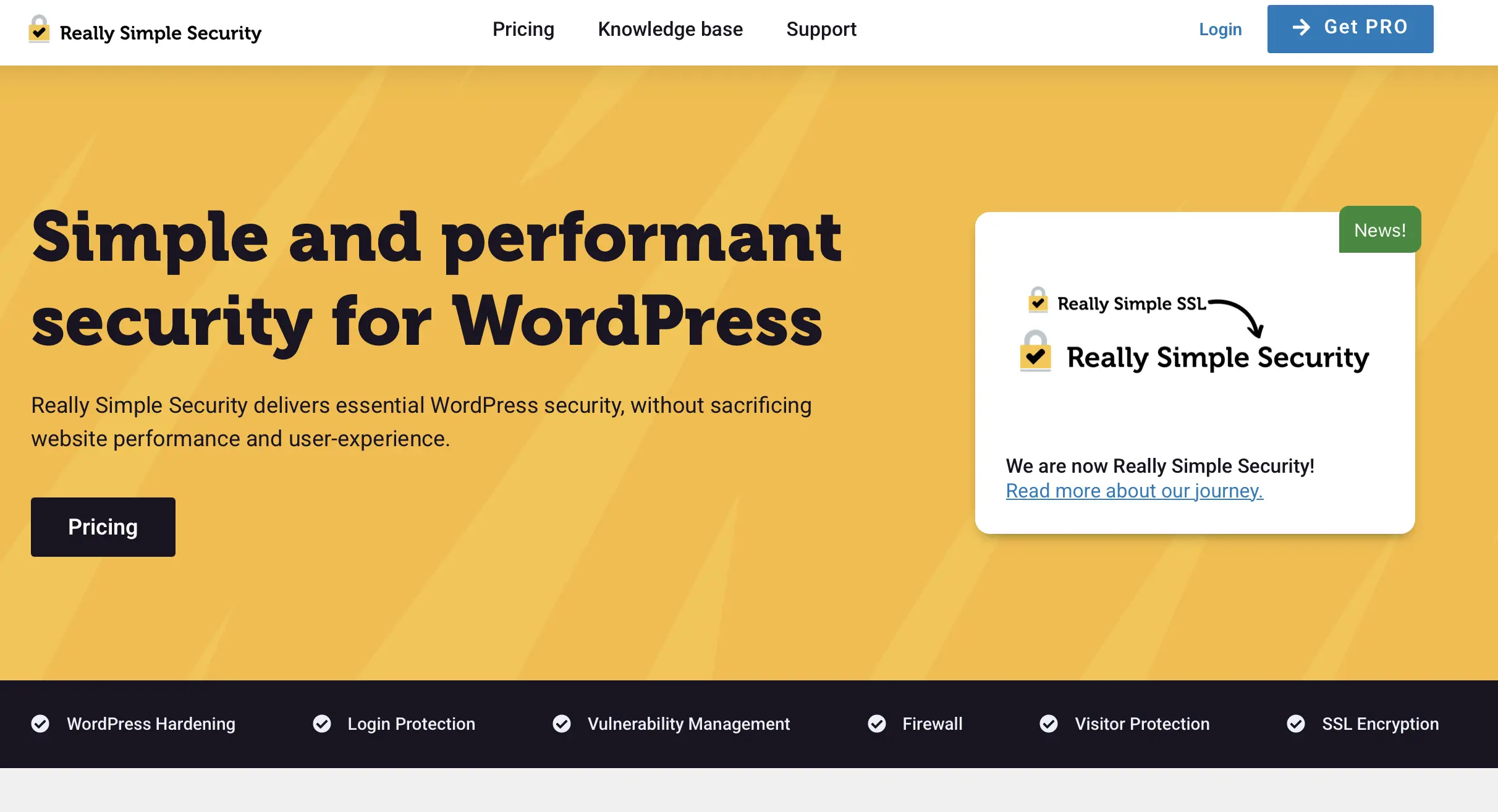 Bild: Website von Really Simple Security