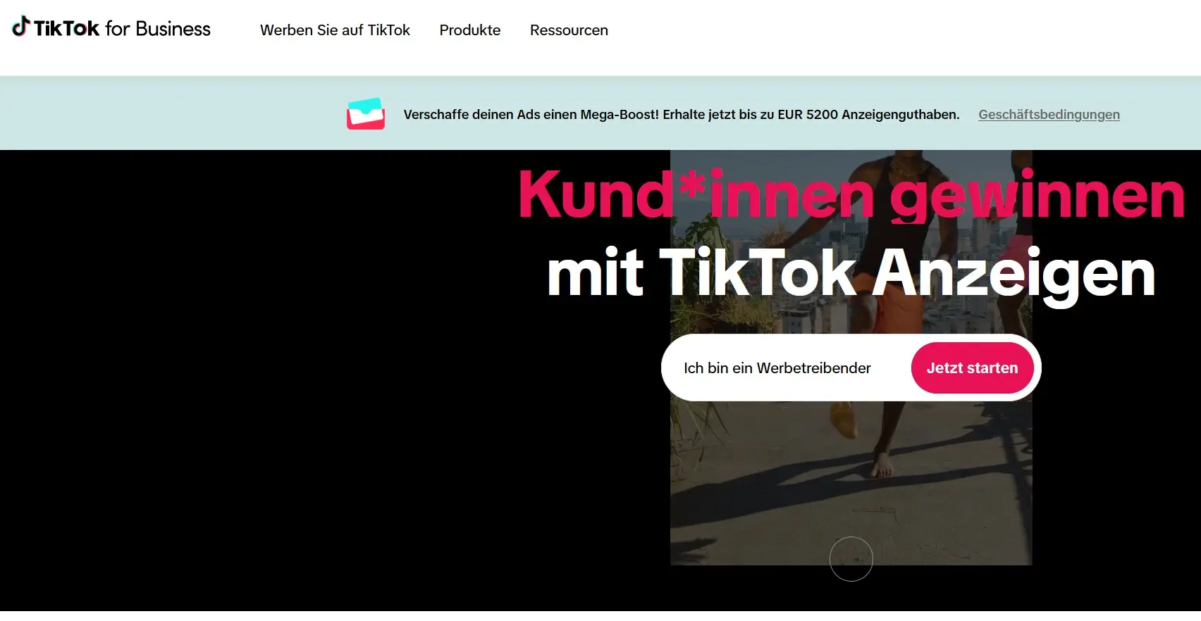 Bild: TikTok Ads, der Werbeservice von TikTok