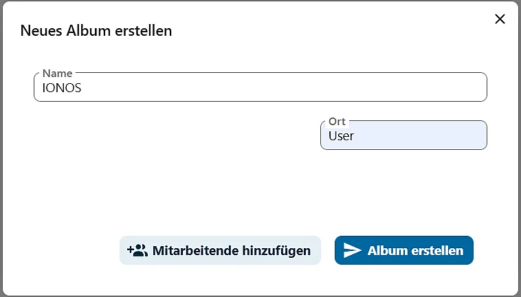Bild: Album in Nextcloud Memories erstellen