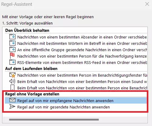 Outlook-Regel-Assistent Outlook-Regel-Assistent