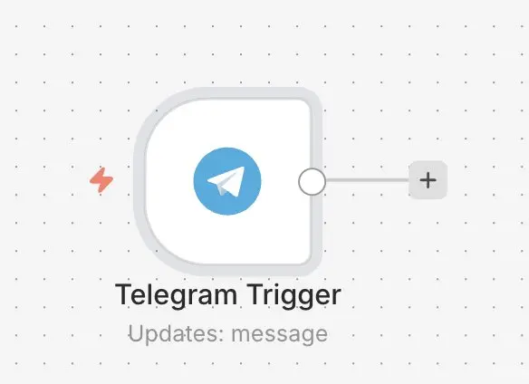 Bild: n8n: Telegram Trigger
