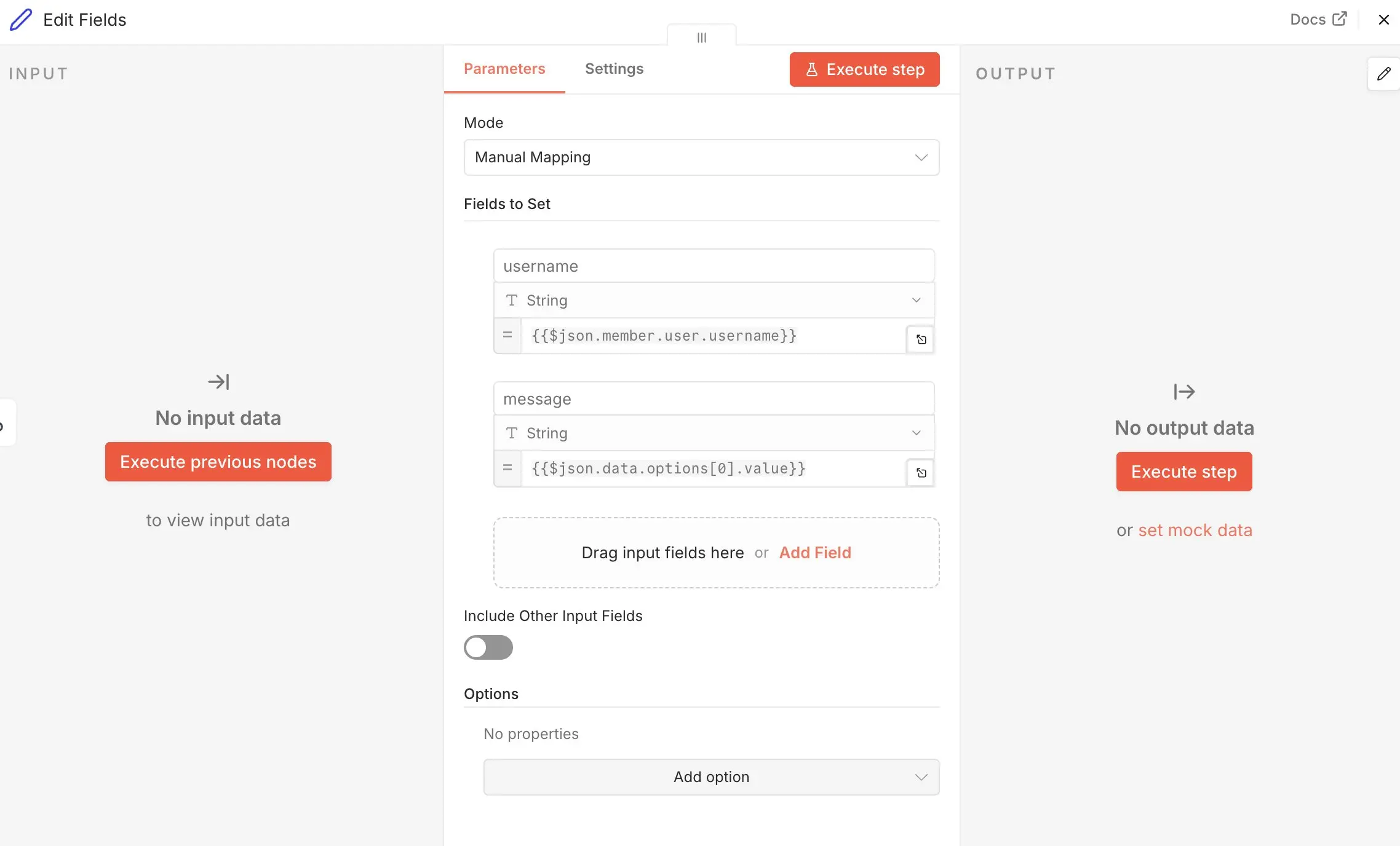 Bild: n8n: Daten verarbeiten
