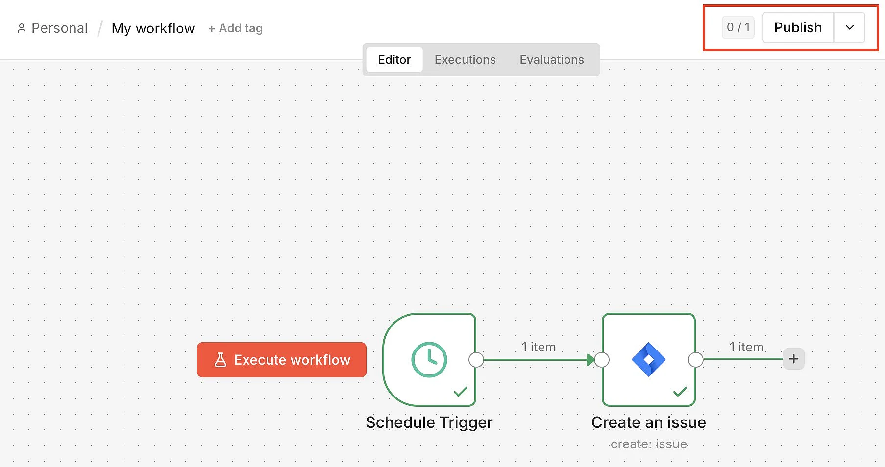n8n: Workflow aktivieren Bild: n8n: Workflow aktivieren
