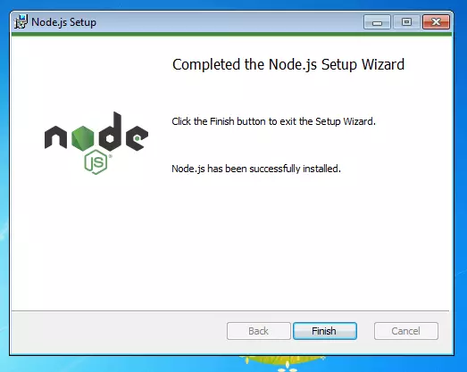 Bild: Node.js-Installations-Set-up: Zusammenfassung
