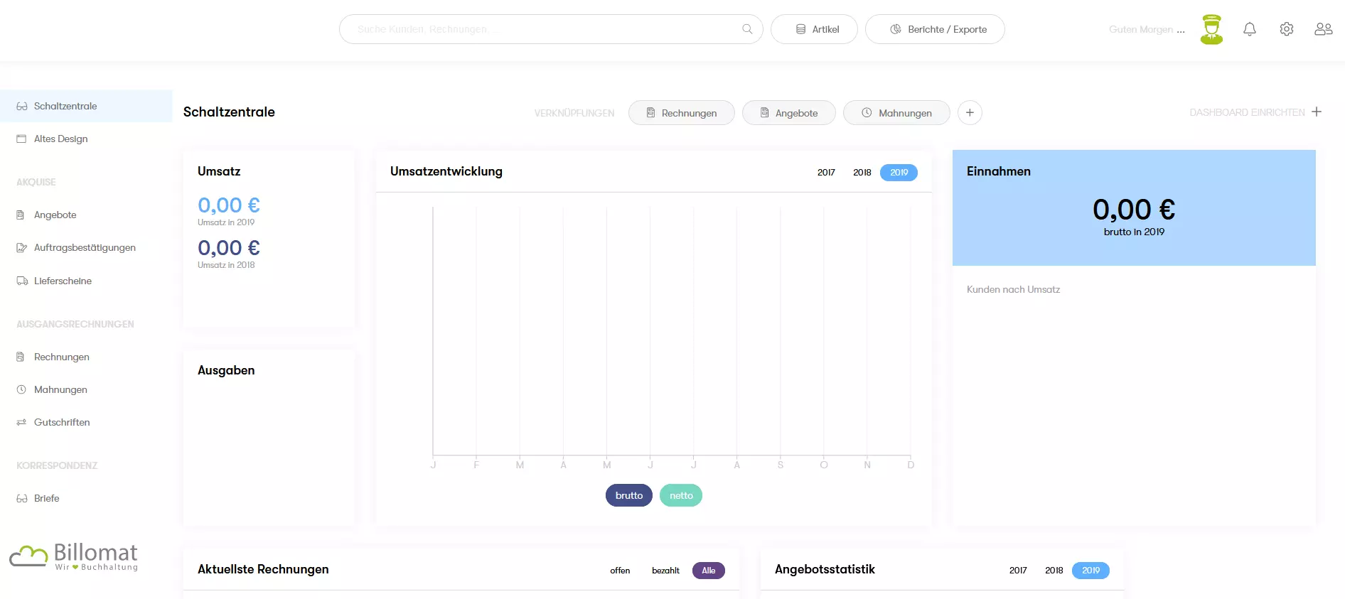Schaltzentrale von Billomat Bild: Schaltzentrale von Billomat