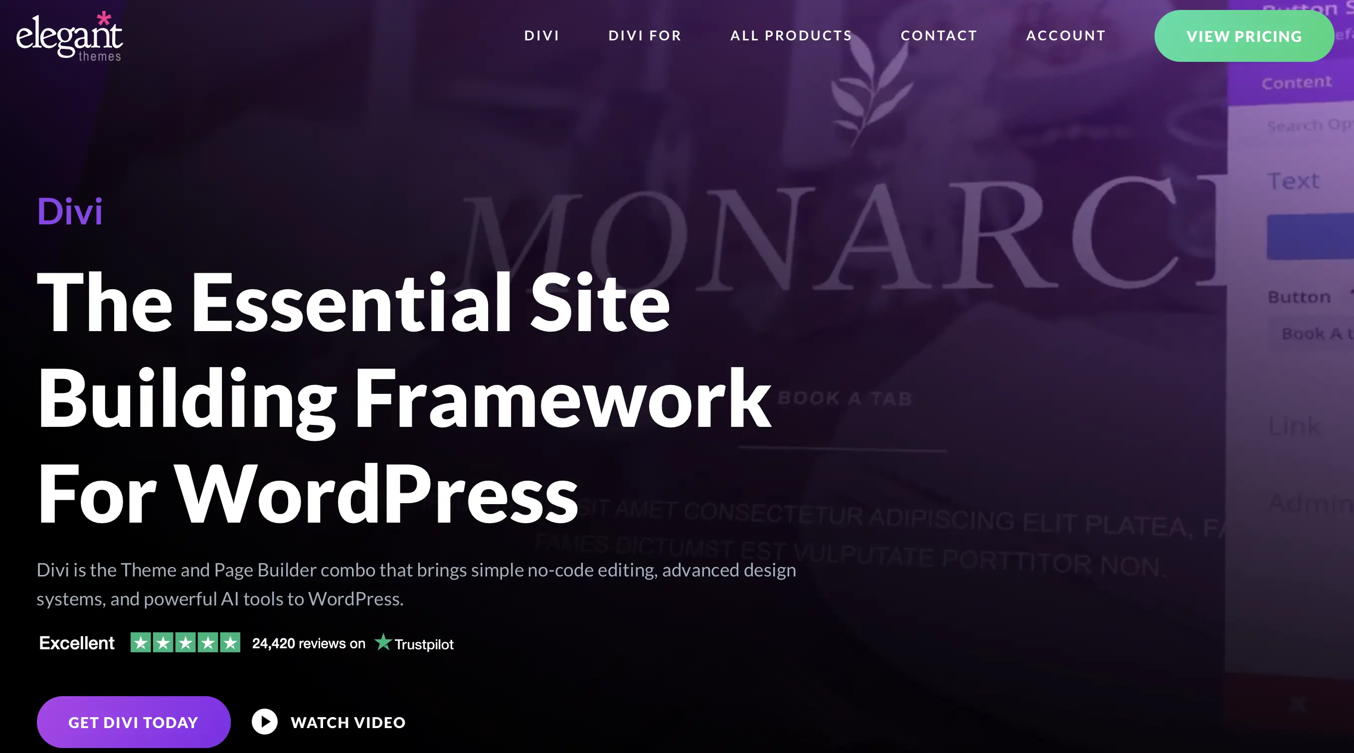 Startseite der Divi-Entwickler Elegant Themes Bild: Startseite der Divi-Entwickler Elegant Themes