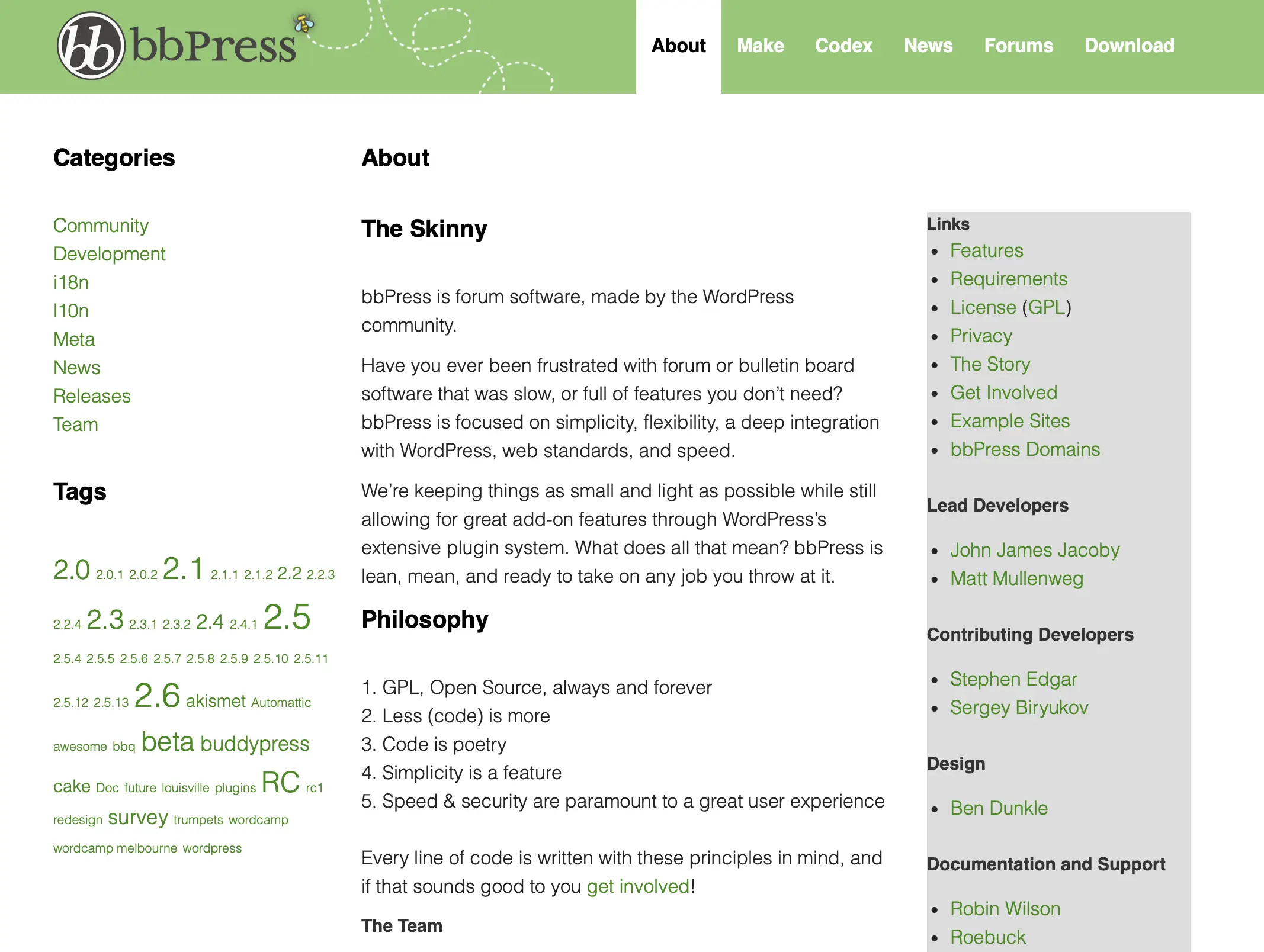Bild: bbPress-Website