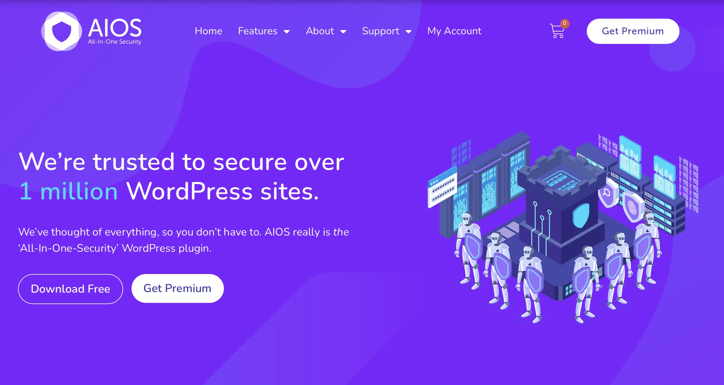 Bild: Website des Plugins „All In One Security“
