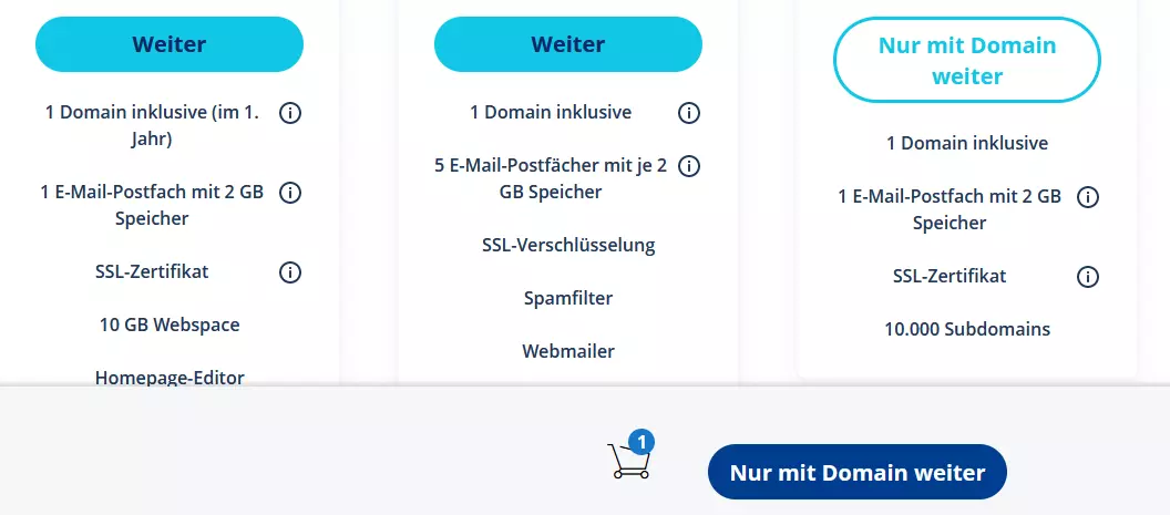 Domain registrieren bei IONOS Domain registrieren bei IONOS