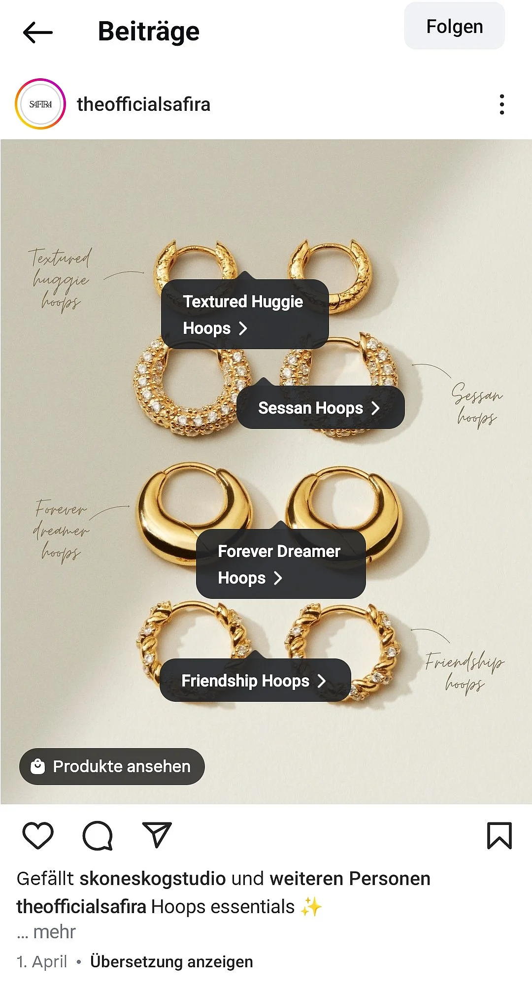 Instagram Shopping Features Bild: Instagram Shopping Features