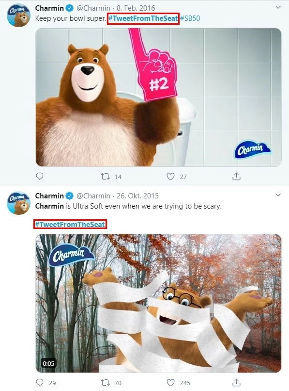 Online-Marketing-Hashtag #TweetFromTheSeat