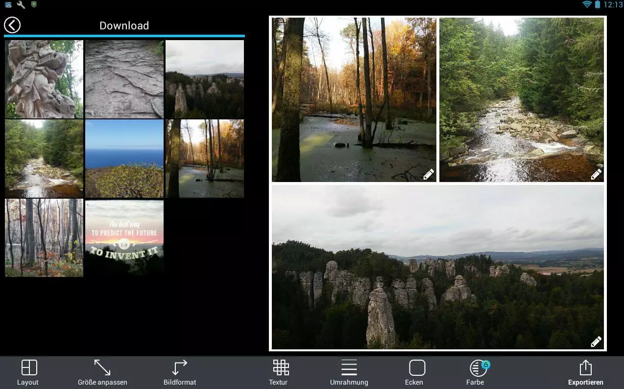 Bild: Pic Stitch: Android-App