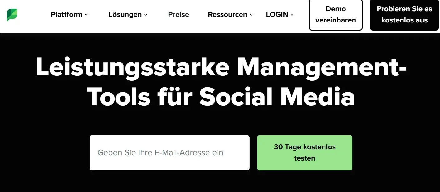 Bild: Screenshot von der Sprout-Social-Website