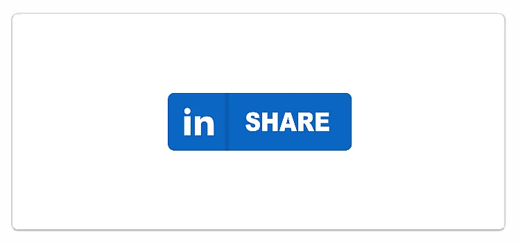 Bild: Der Share-Button von LinkedIn