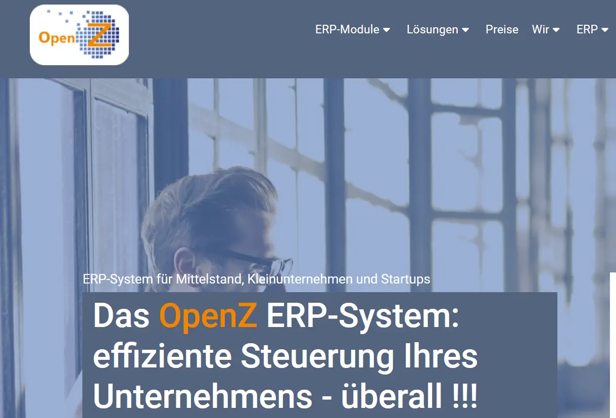 Screenshot von der OpenZ-Website Bild: Screenshot von der OpenZ-Website