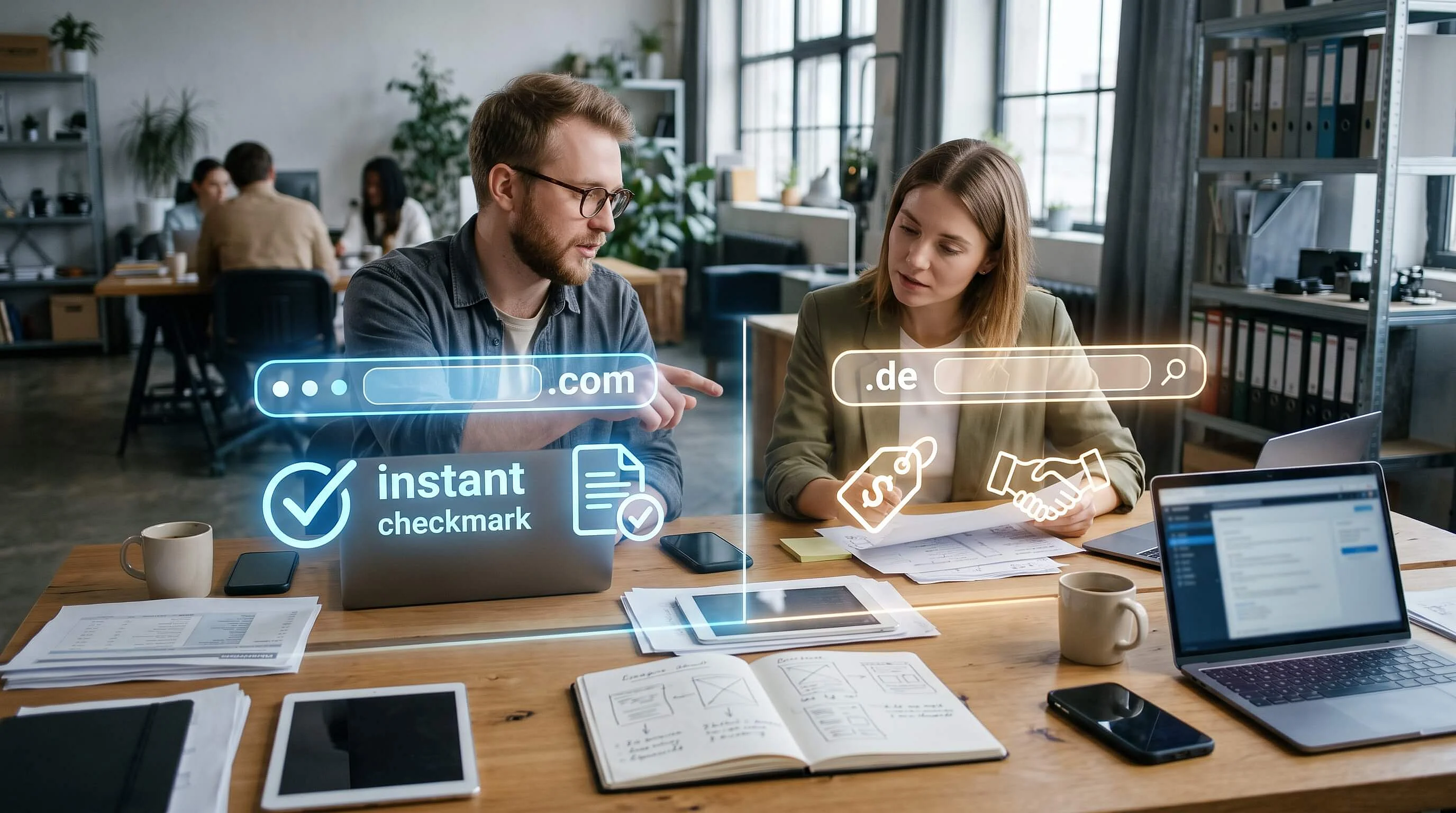 Bild: Domain: kaufen oder registrieren?