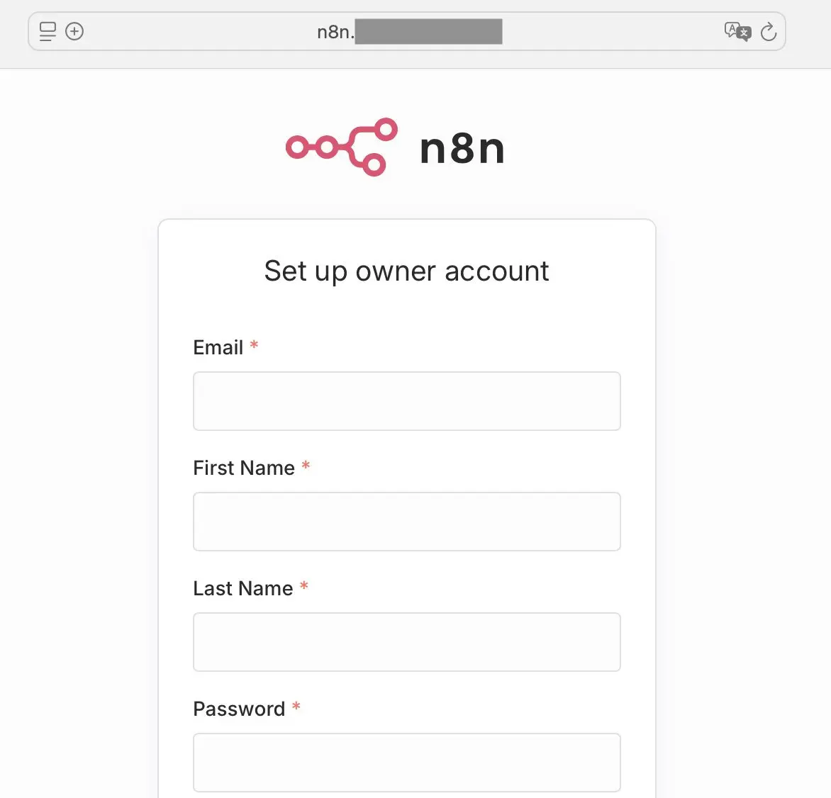 n8n im Browser Bild: n8n im Browser