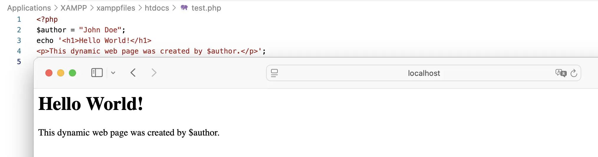 Reine Textausgabe bei einfachen Anführungszeichen Bild: Reine Textausgabe bei einfachen Anführungszeichen
