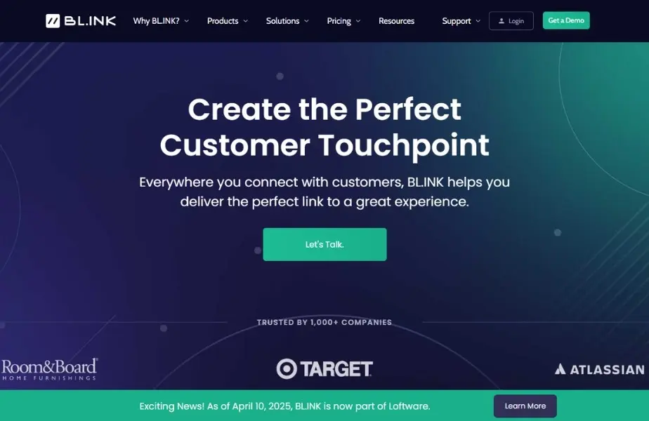 Screenshot des URL Shortener BL.INK Bild: Screenshot des URL Shortener BL.INK